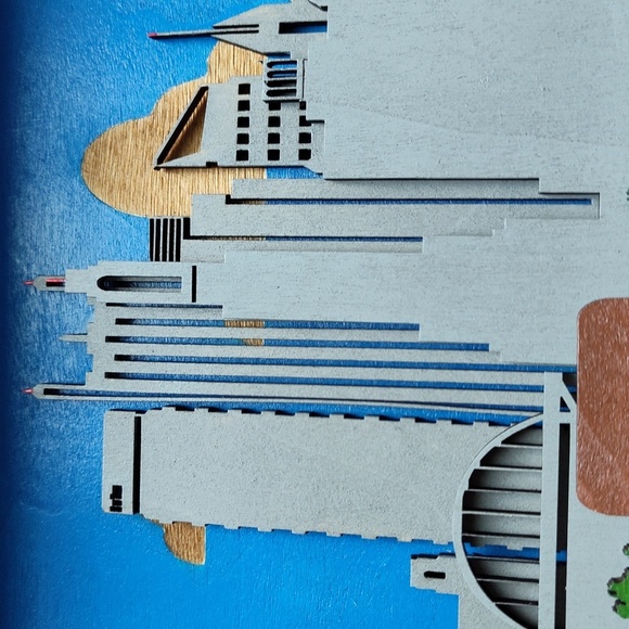 Large 3D Laser cut multi-layered Pennsylvania state - Picture 5 of 5